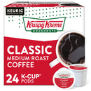 Krispy Kreme Doughnuts Classic K-Cups, Light Roast – 24 Count