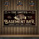 Personalized Basement Bar Sign