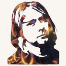 Kurt Cobain of Nirvana Metal Art