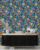 Stylish Brightly Flowers Wallpaper Tasteful High-Quality