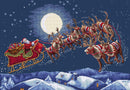 Christmas Eve Flight Counted Cross Stitch Kit by Letistitch L9959