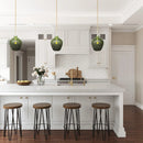 Lavine 1-light Olive Handblown Glass Mini Island Pendant Light