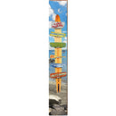 Lake Martin, Alabama Water Ski Directional Wooden Sign | Wall Art Print on Real Wood