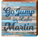 Go Jump in Lake Martin LAK16 | Wall Art Print on Real Wood