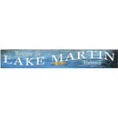 Welcome to Lake Martin Water LAK16 | Wall Art Print on Real Wood
