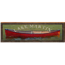 Lake Martin, Alabama Canoe Wooden Sign | Wall Art Print on Real Wood