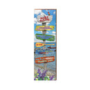 Port Austin Lake Canoe Directional | Wall Art Print on Real Wood