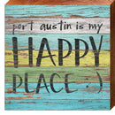 Port Austin is My Happy Place | Wall Art Print on Real Wood