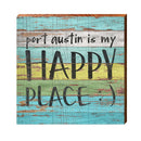 Port Austin is My Happy Place | Wall Art Print on Real Wood