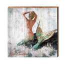 Mermaid | Wall Art Print on Real Wood