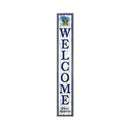 Welcome Port Austin Rock Vertical | Wall Art Print on Real Wood