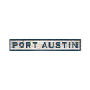 Port Austin Shabby Sign | Wall Art Print on Real Wood