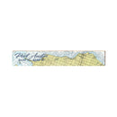 Port Austin Map | Wall Art Print on Real Wood