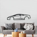 Murcielago Metal Car Wall Art - MT1056
