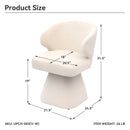 LARACHE White Accent Chair
