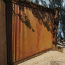 Colorado Corrugated Large Metal Wall Panels 26" x 72"