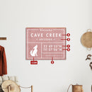 Personalized Southwestern Fun Facts Collection | Wall Art Print on Real Wood