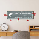 Customizable Gray/Blue Wooden Sign | Wall Art Print on Real Wood