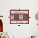 Personalized Town Name Location Coordinates Latitude Longitude Wooden Sign | Wall Art Print on Real Wood | Custom Beach Lake Mountain Decor