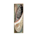 Lake Petit Vintage Canoe | Wall Art Print on Real Wood