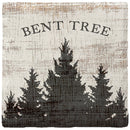Bent Tree, Georgia Pine Trees | Drink Coaster Set | (Skinny Text)