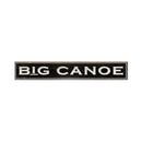Big Canoe Wooden Black Sign I Wall Art Print on Real Wood