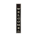 Welcome Big Canoe Red Canoe Black Latitude Longitude | Wall Art Print on Real Wood