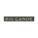 Lake House Big Canoe Hanging Sign I Wall Art Print on Real Wood