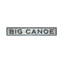 Big Canoe Shabby | Wall Art Print on Real Wood