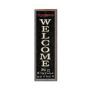 Welcome Big Canoe Red Canoe Black Latitude Longitude | Wall Art Print on Real Wood