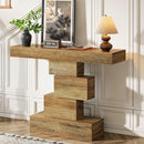 Modern Farmhouse 42-inch Entryway Accent Sofa Table in Light Brown Wood Finish