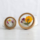 Petite Pressed Floral Candle - Lemon Blossom