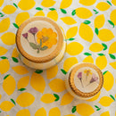 Accent Pressed Floral Candle - Lemon Blossom