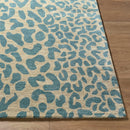 Lockbourne Leopard Print Area Rug