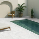 Crystal White 12"x24" Sandblasted Marble Pool Coping - MSI Collection