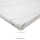 Sierra White Sandblasted Marble Pool Coping - MSI Collection