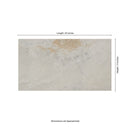 Livingstyle Travertino 13"x24" Matte Porcelain Pool Coping Eased Edge - MSI Collection measurement view