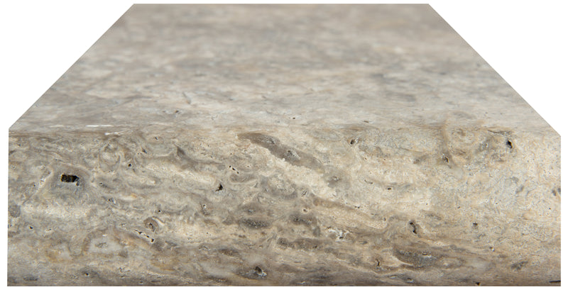 Tuscany Silver 12"x24" Honed Travertine Pool Coping - MSI Collection product shot closeup view 3