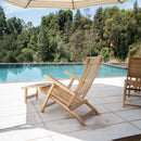 Telluride Teak Outdoor Sun Lounger Steamer