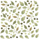 Watercolor Foliage and Leaves - Fabric Nursery Wall Art Decals