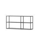 Media Shelf & Display Shelves - Modern Storage System with German Engineering & Sturdy Construction LIUM Decorative Shelving Unit Combo 2x2