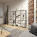 Media Shelf & Display Shelves - Modern Storage System with German Engineering & Sturdy Construction LIUM Decorative Shelving Unit Combo 2x2