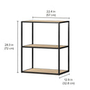 Custom Shelves - Modern Freestanding Bookcase with German Engineering Design LIUM Decorative Shelving Unit L 1x2