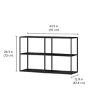 Freestanding Shelves - Modern Storage System with Custom Design & German Engineering LIUM Decorative Shelving Unit L 2x2