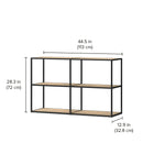 Freestanding Shelves - Modern Storage System with Custom Design & German Engineering LIUM Decorative Shelving Unit L 2x2