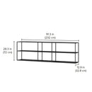 LIUM Decorative Shelving Unit Combo 3x2/2