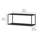 Small Wall Shelf & Wall Rack - Modern Wall Storage with German Engineering & Sturdy Construction LIUM Decorative Shelving Unit XL 1x1