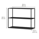 Modern Shelving Unit & Bookcase - Customizable Display Shelves with German Engineering LIUM Decorative Shelving Unit XL 1x2