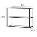 Modern Shelving Unit & Bookcase - Customizable Display Shelves with German Engineering LIUM Decorative Shelving Unit XL 1x2