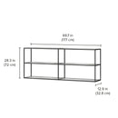 Customize Freestanding Shelves - Modern Storage System with Custom Design & German EngineeringLIUM Decorative Shelving Unit XL 2x2
